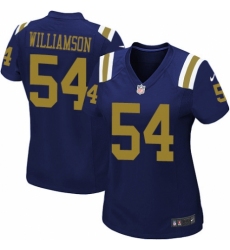 Women's Nike New York Jets #54 Avery Williamson Game Navy Blue Alternate NFL Jersey
