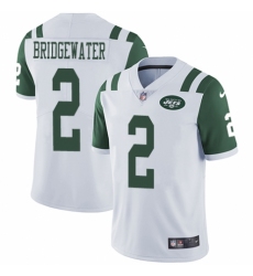 Youth Nike New York Jets #2 Teddy Bridgewater White Vapor Untouchable Limited Player NFL Jersey