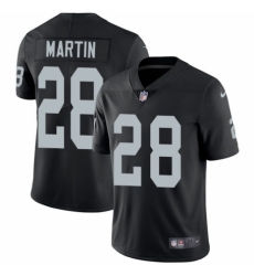 Youth Nike Oakland Raiders #28 Doug Martin Black Team Color Vapor Untouchable Elite Player NFL Jersey