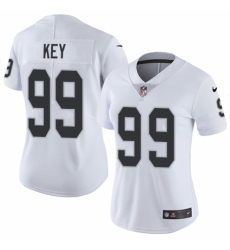 Women's Nike Oakland Raiders #99 Arden Key White Vapor Untouchable Elite Player NFL Jersey