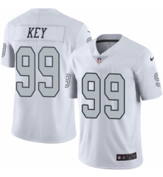 Youth Nike Oakland Raiders #99 Arden Key Limited White Rush Vapor Untouchable NFL Jersey