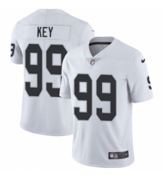 Youth Nike Oakland Raiders #99 Arden Key White Vapor Untouchable Elite Player NFL Jersey