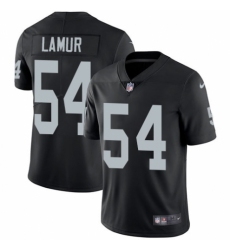 Youth Nike Oakland Raiders #54 Emmanuel Lamur Black Team Color Vapor Untouchable Elite Player NFL Jersey