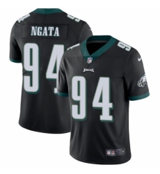 Men's Nike Philadelphia Eagles #94 Haloti Ngata Black Alternate Vapor Untouchable Limited Player NFL Jersey