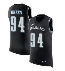 Men's Nike Philadelphia Eagles #94 Haloti Ngata Black Rush Player Name & Number Tank Top NFL Jersey