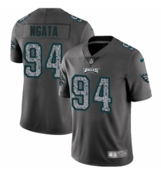 Men's Nike Philadelphia Eagles #94 Haloti Ngata Gray Static Vapor Untouchable Limited NFL Jersey