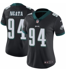 Women's Nike Philadelphia Eagles #94 Haloti Ngata Black Alternate Vapor Untouchable Limited Player NFL Jersey
