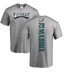 Nike Philadelphia Eagles #29 Avonte Maddox Ash Backer T-Shirt