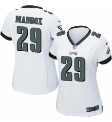 Women's Nike Philadelphia Eagles #29 Avonte Maddox Game White NFL Jersey