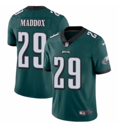 Youth Nike Philadelphia Eagles #29 Avonte Maddox Midnight Green Team Color Vapor Untouchable Limited Player NFL Jersey