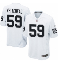 Men's Nike Oakland Raiders #59 Tahir Whitehead Game White NFL Jersey