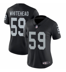 Women's Nike Oakland Raiders #59 Tahir Whitehead Black Team Color Vapor Untouchable Limited Player NFL Jersey
