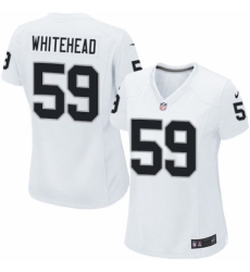 Women's Nike Oakland Raiders #59 Tahir Whitehead Game White NFL Jersey