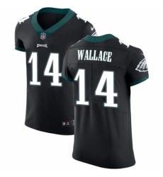 Men's Nike Philadelphia Eagles #14 Mike Wallace Black Vapor Untouchable Elite Player NFL Jersey