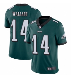 Men's Nike Philadelphia Eagles #14 Mike Wallace Midnight Green Team Color Vapor Untouchable Limited Player NFL Jersey