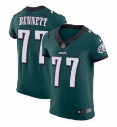 Men's Nike Philadelphia Eagles #77 Michael Bennett Midnight Green Team Color Vapor Untouchable Elite Player NFL Jersey
