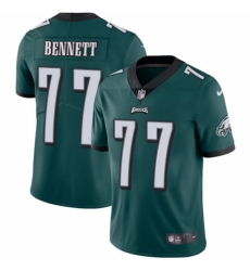 Youth Nike Philadelphia Eagles #77 Michael Bennett Midnight Green Team Color Vapor Untouchable Limited Player NFL Jersey