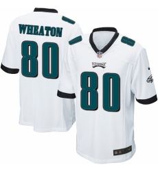 Men's Nike Philadelphia Eagles #80 Markus Wheaton Game White NFL Jersey