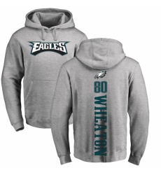 Nike Philadelphia Eagles #80 Markus Wheaton Ash Backer Pullover Hoodie