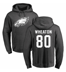 Nike Philadelphia Eagles #80 Markus Wheaton Ash One Color Pullover Hoodie