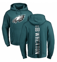 Nike Philadelphia Eagles #80 Markus Wheaton Green Backer Pullover Hoodie