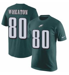 Nike Philadelphia Eagles #80 Markus Wheaton Green Rush Pride Name & Number T-Shirt