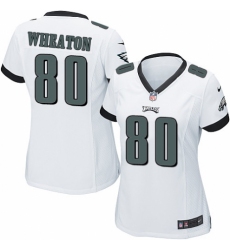Women's Nike Philadelphia Eagles #80 Markus Wheaton Game White NFL Jersey