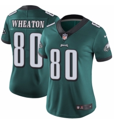 Women's Nike Philadelphia Eagles #80 Markus Wheaton Midnight Green Team Color Vapor Untouchable Limited Player NFL Jersey