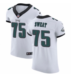 Men's Nike Philadelphia Eagles #75 Josh Sweat White Vapor Untouchable Elite Player NFL Jersey