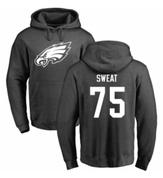 Nike Philadelphia Eagles #75 Josh Sweat Ash One Color Pullover Hoodie