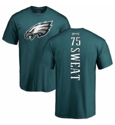 Nike Philadelphia Eagles #75 Josh Sweat Green Backer T-Shirt