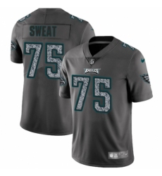 Youth Nike Philadelphia Eagles #75 Josh Sweat Gray Static Vapor Untouchable Limited NFL Jersey