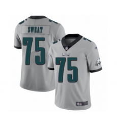 Youth Philadelphia Eagles #75 Josh Sweat Limited Silver Inverted Legend Football Jersey