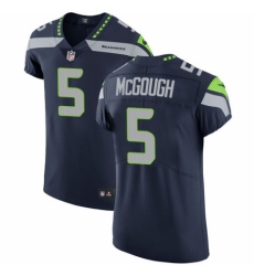 Men's Nike Seattle Seahawks #5 Alex McGough Navy Blue Team Color Vapor Untouchable Elite Player NFL Jersey