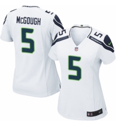 Women's Nike Seattle Seahawks #5 Alex McGough Game White NFL Jersey