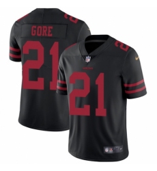Youth Nike San Francisco 49ers #21 Frank Gore Black Vapor Untouchable Limited Player NFL Jersey