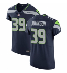 Men's Nike Seattle Seahawks #39 Dontae Johnson Navy Blue Team Color Vapor Untouchable Elite Player NFL Jersey