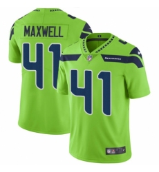 Men's Nike Seattle Seahawks #41 Byron Maxwell Elite Green Rush Vapor Untouchable NFL Jersey