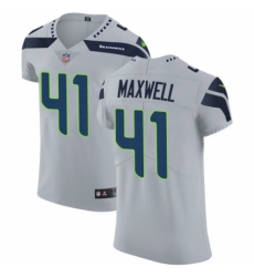 Men's Nike Seattle Seahawks #41 Byron Maxwell Grey Alternate Vapor Untouchable Elite Player NFL Jersey