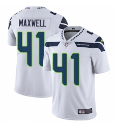 Men's Nike Seattle Seahawks #41 Byron Maxwell White Vapor Untouchable Limited Player NFL Jersey