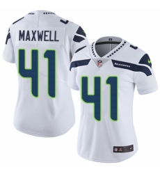 Women's Nike Seattle Seahawks #41 Byron Maxwell White Vapor Untouchable Elite Player NFL Jersey