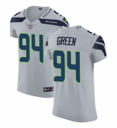Men's Nike Seattle Seahawks #94 Rasheem Green Grey Alternate Vapor Untouchable Elite Player NFL Jersey