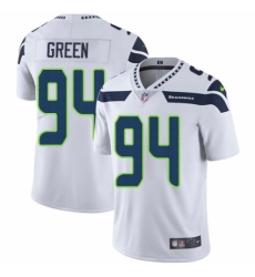 Youth Nike Seattle Seahawks #94 Rasheem Green White Vapor Untouchable Elite Player NFL Jersey