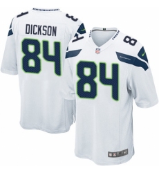 Men's Nike Seattle Seahawks #84 Ed Dickson Game White NFL Jersey
