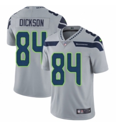 Men's Nike Seattle Seahawks #84 Ed Dickson Grey Alternate Vapor Untouchable Limited Player NFL Jersey