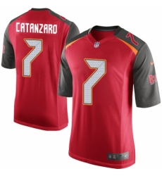 Men's Nike Tampa Bay Buccaneers #7 Chandler Catanzaro Game Red Team Color NFL Jersey