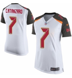 Women's Nike Tampa Bay Buccaneers #7 Chandler Catanzaro Game White NFL Jersey