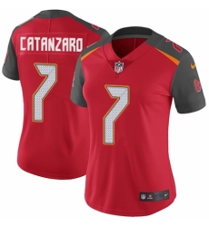 Women's Nike Tampa Bay Buccaneers #7 Chandler Catanzaro Red Team Color Vapor Untouchable Limited Player NFL Jersey