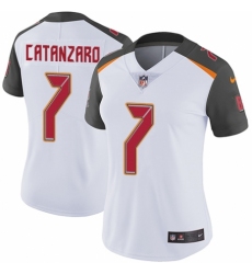 Women's Nike Tampa Bay Buccaneers #7 Chandler Catanzaro White Vapor Untouchable Limited Player NFL Jersey