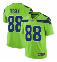 Men's Nike Seattle Seahawks #88 Will Dissly Elite Green Rush Vapor Untouchable NFL Jersey